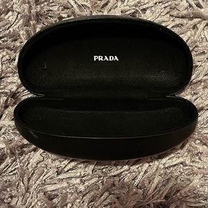 Prada sunglasses case. Fair condition.